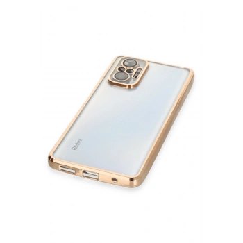 Xiaomi Redmi Note 10 Pro Kılıf Razer Lensli Silikon - Gold