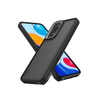 Xiaomi Redmi Note 11 Kılıf Elegant Kapak - Siyah