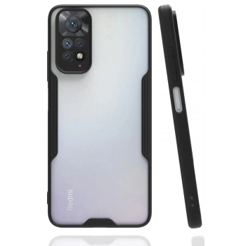 Xiaomi Redmi Note 11 Kılıf Platin Silikon - Siyah