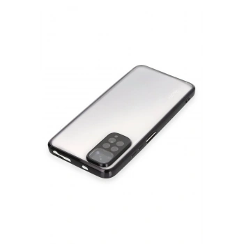 Xiaomi Redmi Note 11 Kılıf Razer Lensli Silikon - Siyah