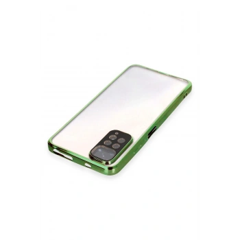 Xiaomi Redmi Note 11 Kılıf Razer Lensli Silikon - Yeşil