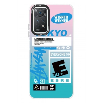 Xiaomi Redmi Note 11 Pro Kılıf Estoril Desenli Kapak - Estoril - 1