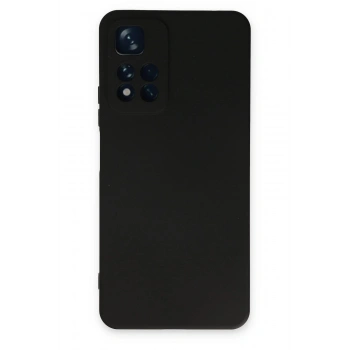 Xiaomi Redmi Note 11 Pro Plus 5G Kılıf Nano içi Kadife Silikon - Siyah