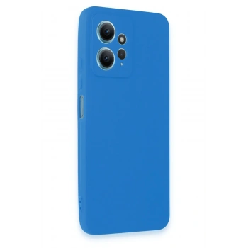 Xiaomi Redmi Note 12 4G Kılıf First Silikon - Mavi