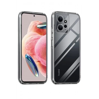 Xiaomi Redmi Note 12 4G Kılıf Lüx Şeffaf Silikon