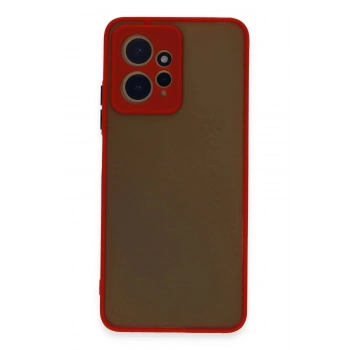 Xiaomi Redmi Note 12 4G Kılıf Montreal Silikon Kapak - Kırmızı