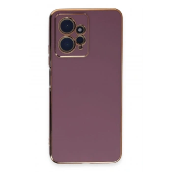 Xiaomi Redmi Note 12 4G Kılıf Volet Silikon - Mor