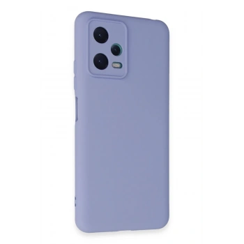 Xiaomi Redmi Note 12 5G Kılıf Nano içi Kadife Silikon - Lila