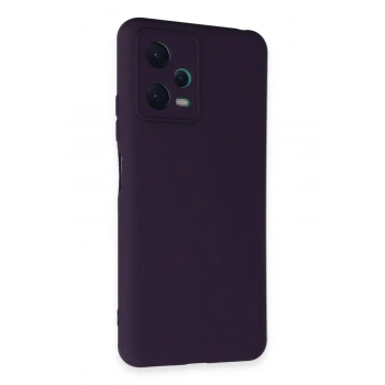 Xiaomi Redmi Note 12 5G Kılıf Nano içi Kadife Silikon - Mor