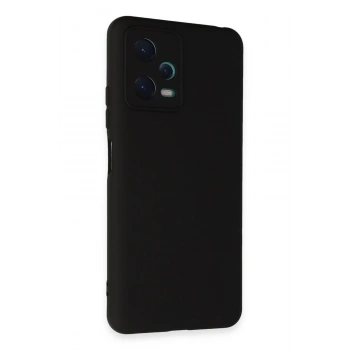 Xiaomi Redmi Note 12 5G Kılıf Nano içi Kadife Silikon - Siyah