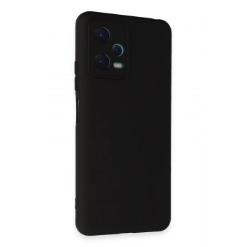 Xiaomi Redmi Note 12 5G Kılıf Nano içi Kadife Silikon - Siyah