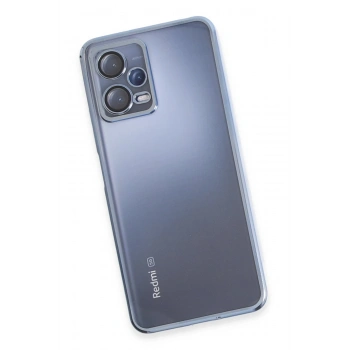 Xiaomi Redmi Note 12 5G Kılıf Razer Lensli Silikon - Açık Mavi
