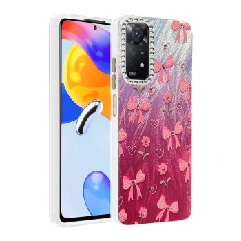 Xiaomi Redmi Note 12 Pro 4G Kılıf Blade Aynalı Desenli Kapak - Desen 3