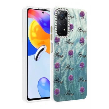 Xiaomi Redmi Note 12 Pro 4G Kılıf Blade Aynalı Desenli Kapak - Desen 9