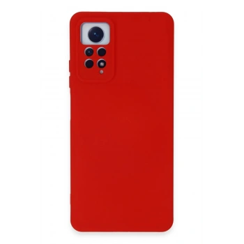 Xiaomi Redmi Note 12 Pro 4G Kılıf Nano içi Kadife Silikon - Kırmızı