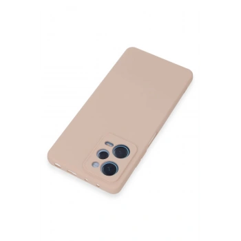 Xiaomi Redmi Note 12 Pro 5G Kılıf Nano içi Kadife Silikon - Pudra