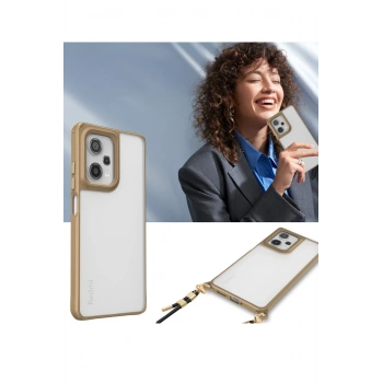 Xiaomi Redmi Note 12 Pro 5G Kılıf Penta Silikon Kılıf - Çöl Titanyum