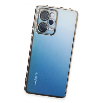 Xiaomi Redmi Note 12 Pro 5G Kılıf Razer Lensli Silikon - Gold