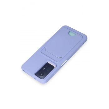Xiaomi Redmi Note 12S Kılıf Kelvin Kartvizitli Silikon - Lila