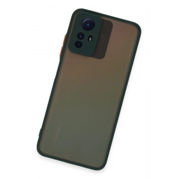 Xiaomi Redmi Note 12S Kılıf Montreal Silikon Kapak - Yeşil