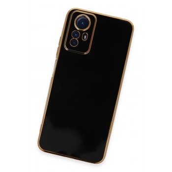 Xiaomi Redmi Note 12S Kılıf Volet Silikon - Siyah