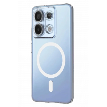 Xiaomi Redmi Note 13 Pro 4G Combo Sert Şeffaf Magsafe Kapak - Şeffaf