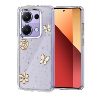 Xiaomi Redmi Note 13 Pro 4G Fiyonk Desenli Kapak - Desen 2