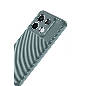 Xiaomi Redmi Note 13 Pro 4G Kılıf Auto Focus Karbon Kapak - Gri