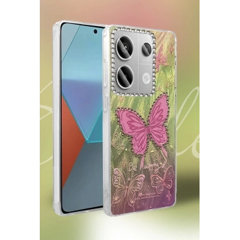 Xiaomi Redmi Note 13 Pro 4G Kılıf Blade Aynalı Desenli Kapak - Desen 6