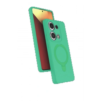Xiaomi Redmi Note 13 Pro 4G Regal Magsafe Standlı Kapak - Yeşil