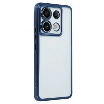 Xiaomi Redmi Note 13 Pro 5G Kılıf Razer Lensli Silikon - Sierra Blue