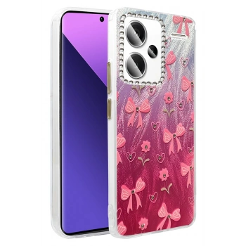 Xiaomi Redmi Note 13 Pro Plus Kılıf Blade Aynalı Desenli Kapak - Desen 3