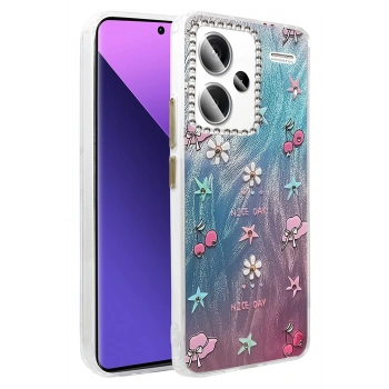 Xiaomi Redmi Note 13 Pro Plus Kılıf Blade Aynalı Desenli Kapak - Desen 4