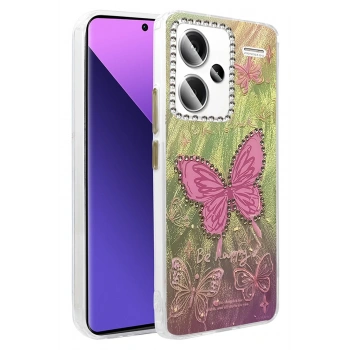 Xiaomi Redmi Note 13 Pro Plus Kılıf Blade Aynalı Desenli Kapak - Desen 5