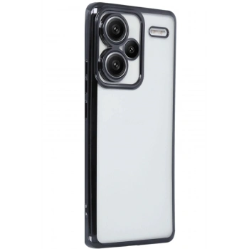 Xiaomi Redmi Note 13 Pro Plus Kılıf Lensli Silikon - Siyah