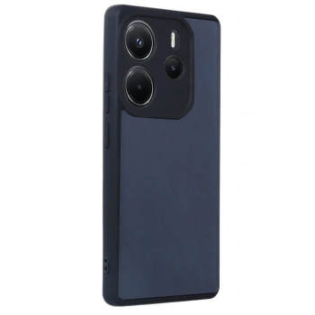 Xiaomi Redmi Note 14 4G Kılıf Aras Deri Kapak - Lacivert