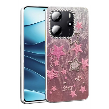 Xiaomi Redmi Note 14 4G Kılıf Blade Aynalı Desenli Kapak - Desen 7