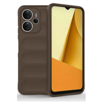 Xiaomi Redmi Note 14 4G Kılıf Optimum Silikon - Kahverengi