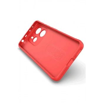 Xiaomi Redmi Note 14 4G Kılıf Optimum Silikon - Kırmızı