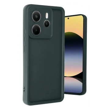 Xiaomi Redmi Note 14 4G Kılıf Viera Silikon - Koyu Yeşil