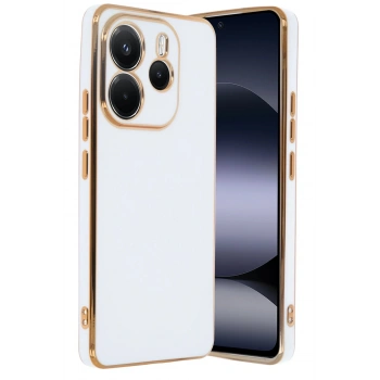 Xiaomi Redmi Note 14 4G Kılıf Volet Silikon - Beyaz