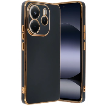 Xiaomi Redmi Note 14 4G Kılıf Volet Silikon - Siyah