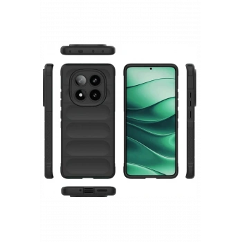 Xiaomi Redmi Note 14 Pro 4G Kılıf Optimum Silikon - Koyu Yeşil