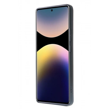 Xiaomi Redmi Note 14 Pro 4G Kılıf Sara Kartvizitli Deri Kılıf - Lacivert