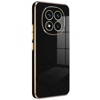 Xiaomi Redmi Note 14 Pro 4G Kılıf Volet Silikon - Siyah