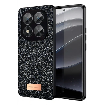 Xiaomi Redmi Note 14 Pro 5G Bright Simli Kapak - Siyah