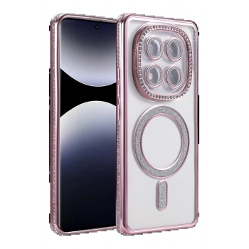 Xiaomi Redmi Note 14 Pro 5G Joke Simli Magneticsafe Kılıf - Pembe