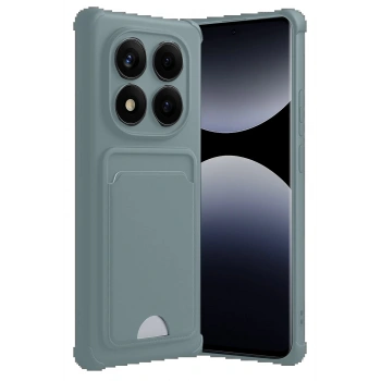 Xiaomi Redmi Note 14 Pro 5G Kelvin Kartvizitli Silikon - Açık Yeşil