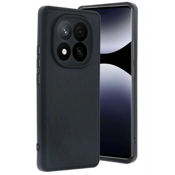 Xiaomi Redmi Note 14 Pro 5G Kılıf Aras Deri Kapak - Siyah