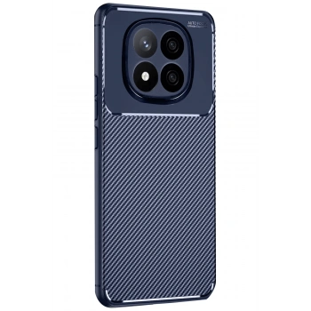 Xiaomi Redmi Note 14 Pro 5G Kılıf Auto Focus Karbon Kapak - Lacivert